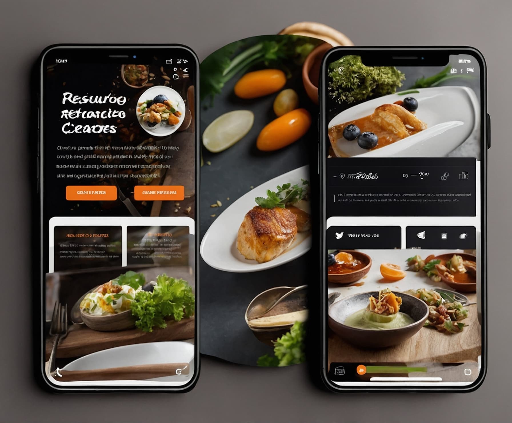 vista atractiva de un restaurante moderno